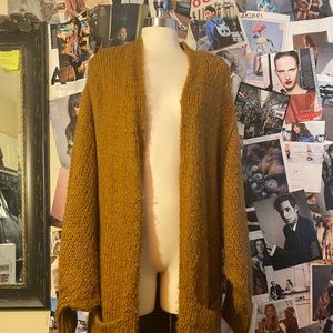 Upper long cardigan